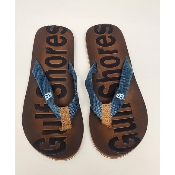 Robin Ruth Mens Flip-Flop "Golf Shoes" Sandals Size 10 - Picture 3 of 8